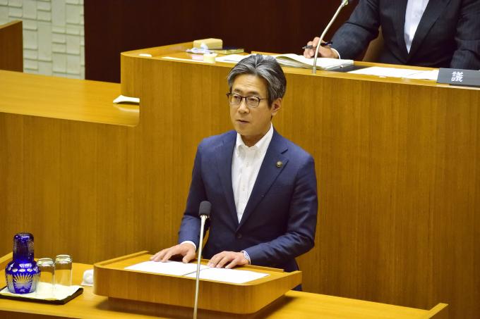 市長所信表明の画像