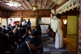 安全祈願祭の模様の画像