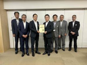 空知総合開発期成会　札幌要望での一コマ