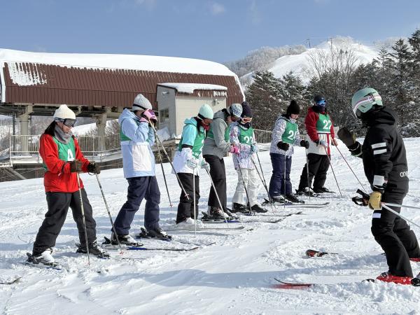 スキー授業の様子①
