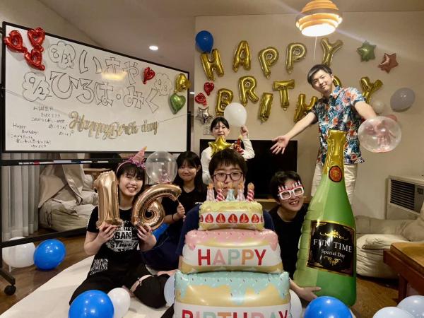 公設寮「山雫」集合写真