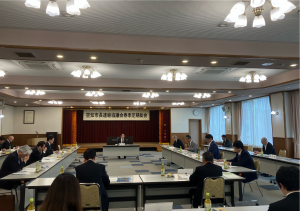 会議中の市長画像