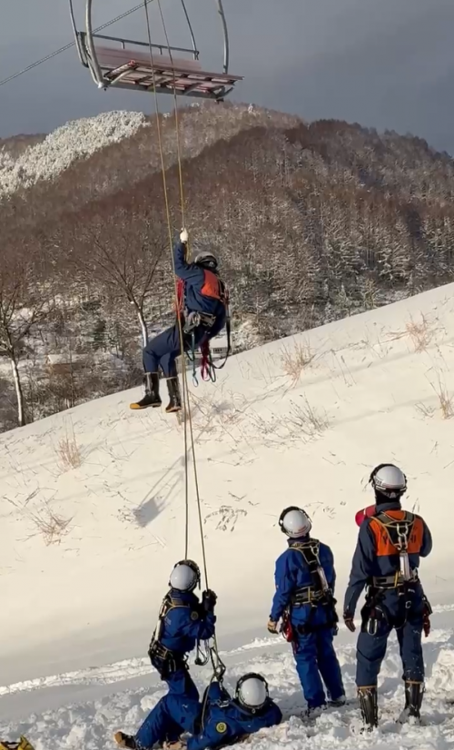 リフト救助訓練3